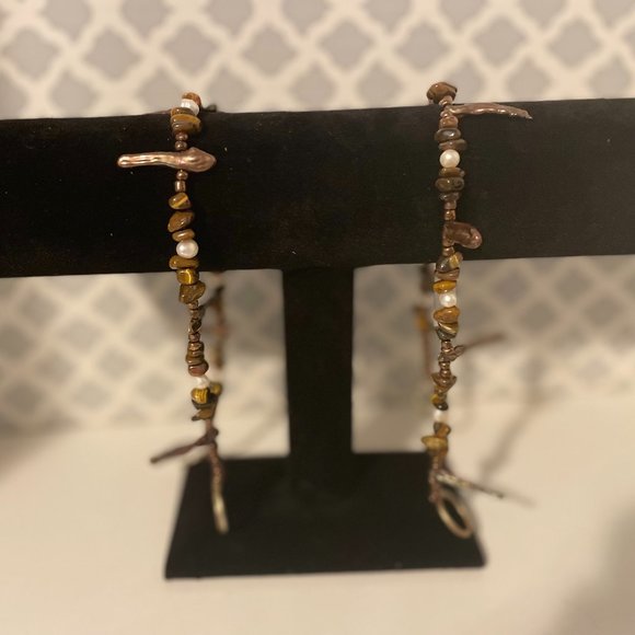 Hand Crafted Jewelry - Curtain Tic Bracelet